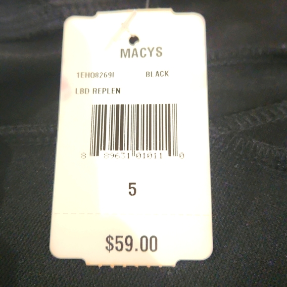 CRYSTAL DOLL BLACK STRAPPY DRESS SIZE 5 NEW WITH TAGS - Picture 10 of 16